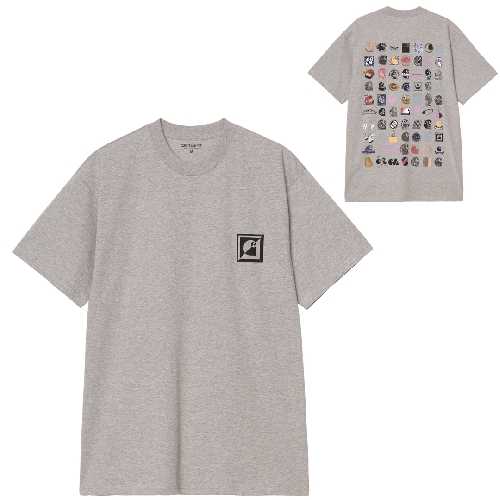CARHARTT WIP C LOGO ARCHIVE TSHIRT Grey Heather