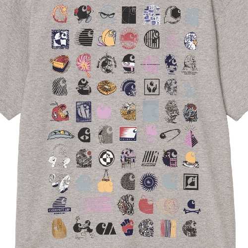 CARHARTT WIP C LOGO ARCHIVE TSHIRT Grey Heather