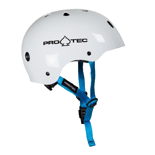 PRO TEC JR CLASSIC FIT CERT HELMET gloss white