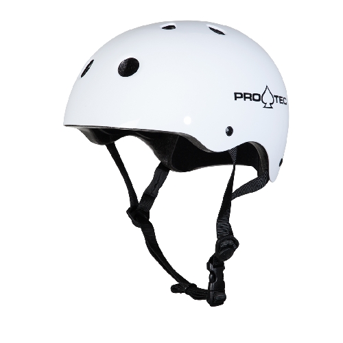 PRO TEC CLASSIC CERT HELMET gloss white