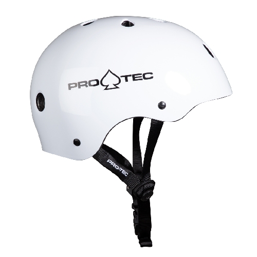 PRO TEC CLASSIC CERT HELMET gloss white
