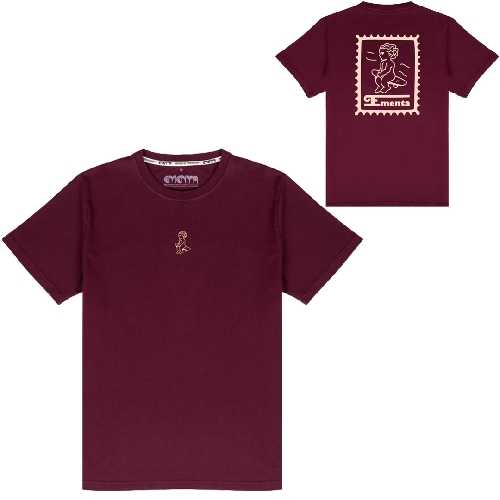 EMENTA SB IKON STAMP SS TEE Bordeaux