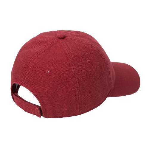 CARHARTT WIP SELBY CANVAS CAP Scarlet stone washed