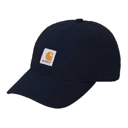 CARHARTT WIP SELBY CANVAS CAP Deep Night stone washed