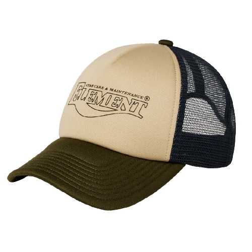 ELEMENT PRINTABLE TRUCKER CAP tartan aluminium