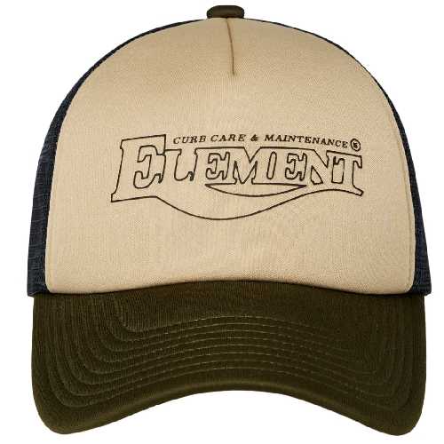 ELEMENT PRINTABLE TRUCKER CAP tartan aluminium