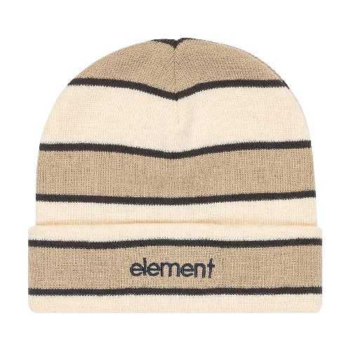 ELEMENT MID LOWCASE BEANIE STRIPE oat milk
