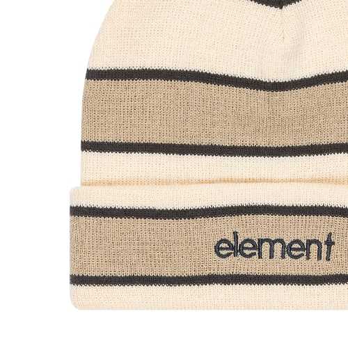 ELEMENT MID LOWCASE BEANIE STRIPE oat milk
