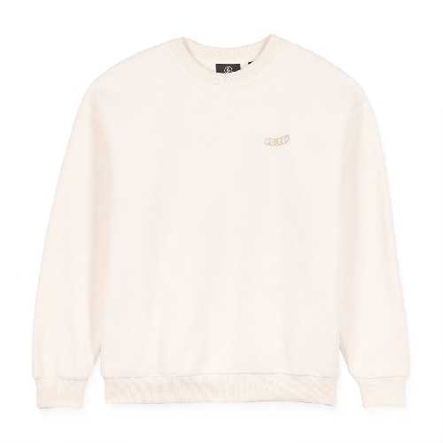 VOLCOM TOO KOOL LSE CREW Dirty white