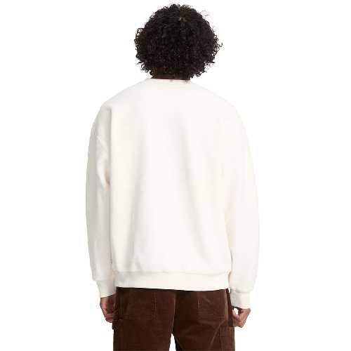 VOLCOM TOO KOOL LSE CREW Dirty white