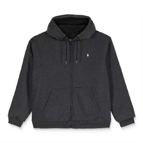 VOLCOM SINGLE STONE LINED ZIP Heather black 
