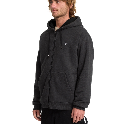 VOLCOM SINGLE STONE LINED ZIP Heather black 