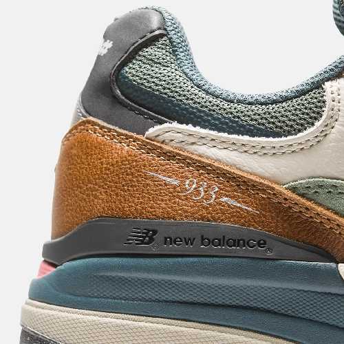 NEW BALANCE NUMERIC 933 REYNOLDS Tan Teal