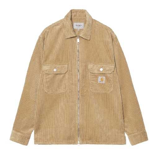 CARHARTT WIP REYNOLD SHIRT JAC Leather rinsed
