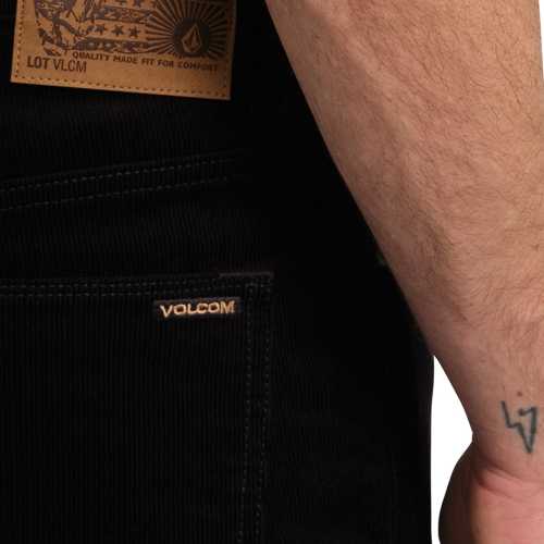 VOLCOM SOLVER 5 POCKET CORD Black