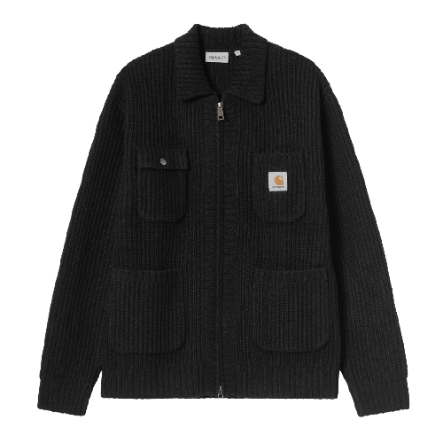 CARHARTT WIP CHORE KNIT JACKET Black