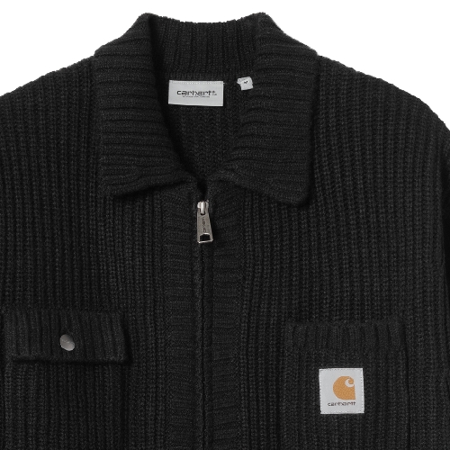 CARHARTT WIP CHORE KNIT JACKET Black