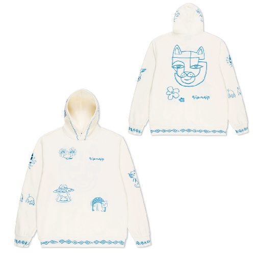 Ripndip BLONDED HOODIE Off White
