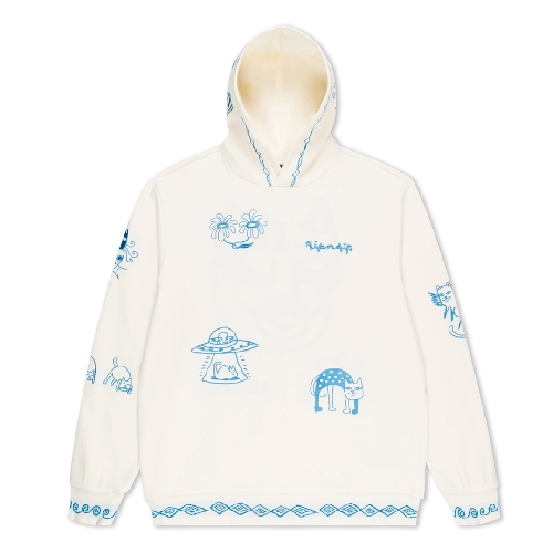 Ripndip BLONDED HOODIE Off White