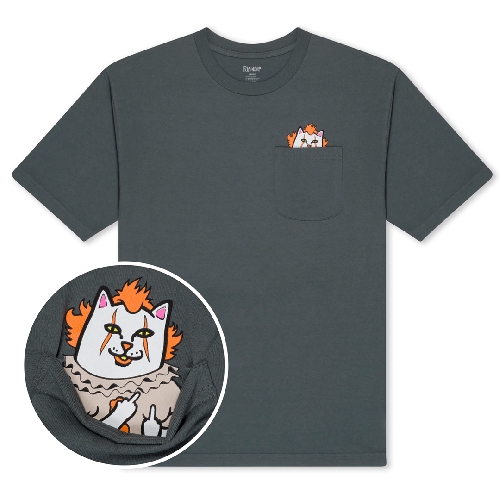 Ripndip ITS NERM POCKET TEE Charcoal