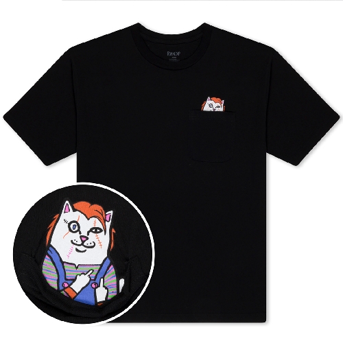 Ripndip CHILDS PLAY NERM POCKET TEE Black