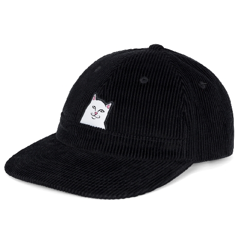 Ripndip LORD NERMAL CORDUROY STRAP BACK CAP black