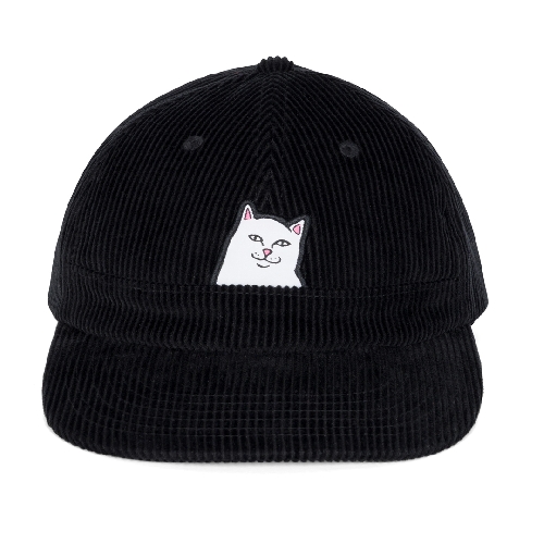 Ripndip LORD NERMAL CORDUROY STRAP BACK CAP black