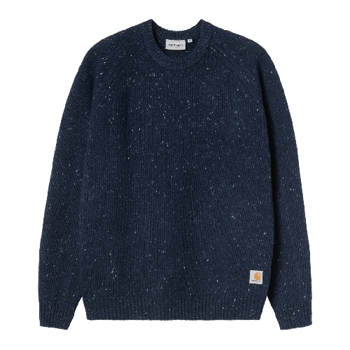 CARHARTT WIP ANGLISTIC SWEATER Speckled Jupiter