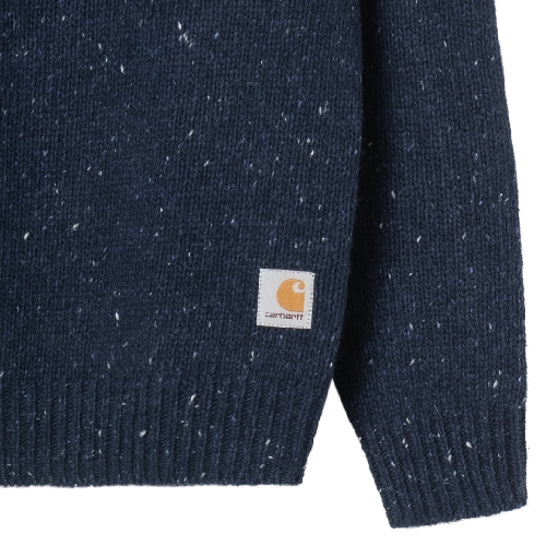 CARHARTT WIP ANGLISTIC SWEATER Speckled Jupiter