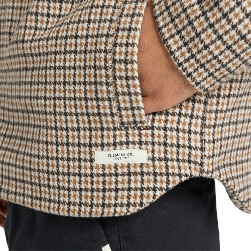 ELEMENT LODGE CHECK SHIRT JACKET dagtooth java