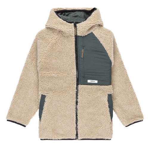 ELEMENT WOLFE SHERPA JACKET YOUTH oat milk