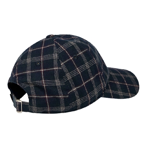 ELEMENT ICON DAD CAP CHECK tartan blue