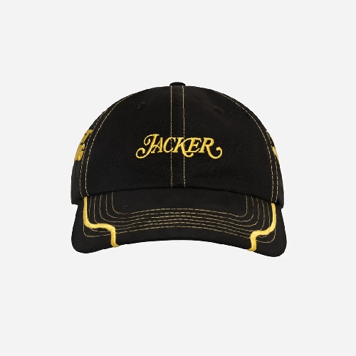 JACKER DOGGY RACING CAP black yellow