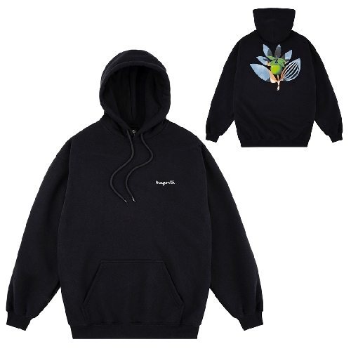 MAGENTA POMME HOODIE black