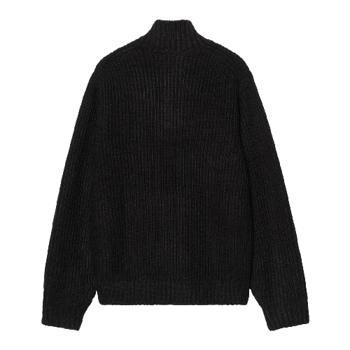 CARHARTT WIP DETROIT HALF ZIP SWEATER Black