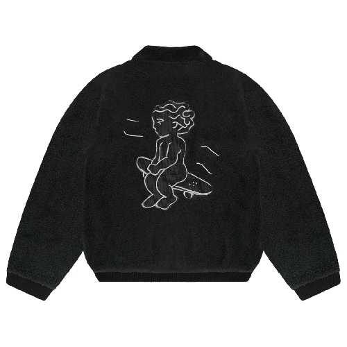 EMENTA SB OREO COLLEGE POLAR JACKET Black