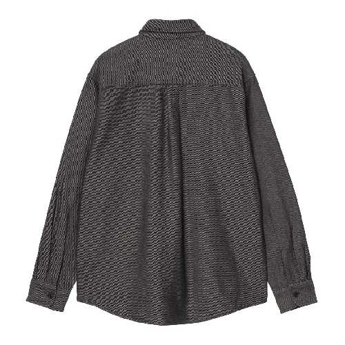 CARHARTT WIP LS EDGAR SHIRT Black Wax