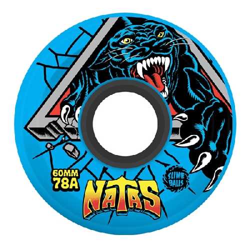 SLIME BALLS NATAS OG SLIME BLUE WHEELS 78a 60mm