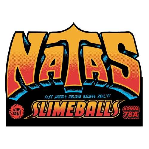 SLIME BALLS NATAS OG SLIME BLUE WHEELS 78a 60mm