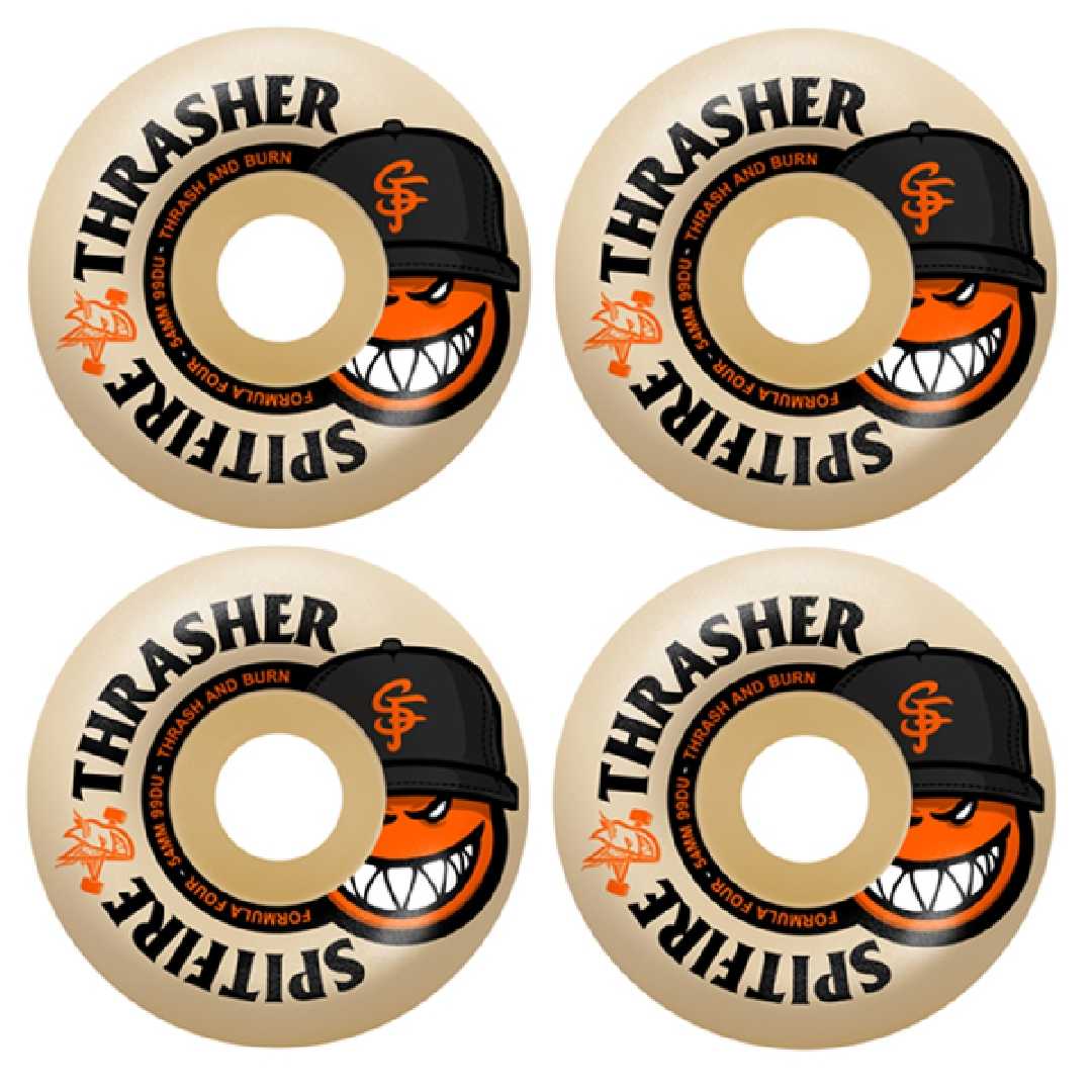 SPITFIRE F4 THRASHER CITY RAD FU WHEELS 99D 54mm SPITFIRE F4 THRASHER CITY RAD FU WHEELS 99D 54mm