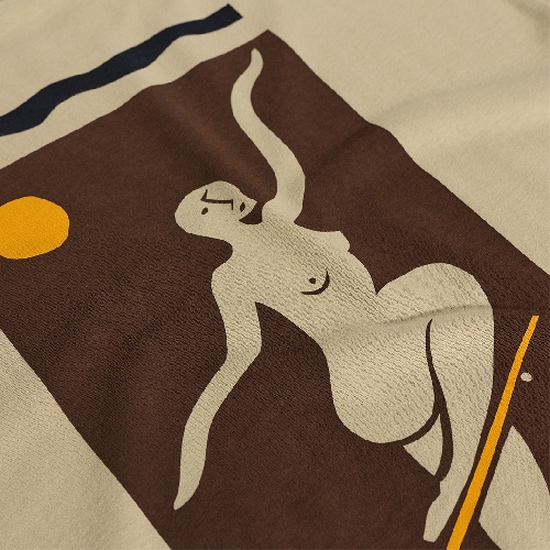 POLAR NO COMPLIES FOREVER TEE sand