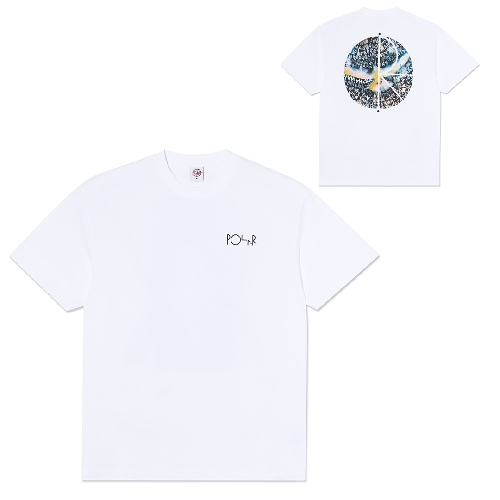 POLAR SEARCHING FOR PEACE FILL LOGO TEE white