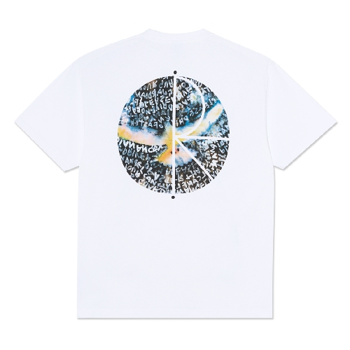 POLAR SEARCHING FOR PEACE FILL LOGO TEE white