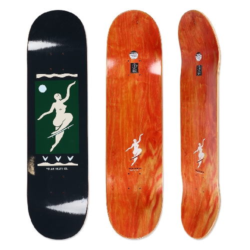 POLAR TEAM NO COMPLY CHARCOAL DECK 8.25 x 32