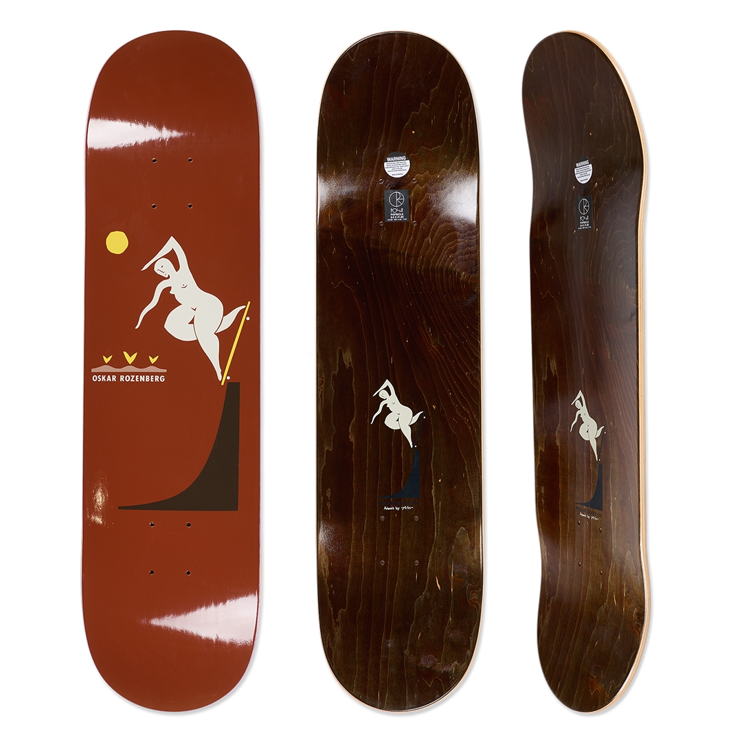 POLAR OSKAR ROSENBERG BS NOSEBLUNT DECK 8 x 31.85 POLAR OSKAR ROSENBERG BS NOSEBLUNT DECK 8 x 31.85