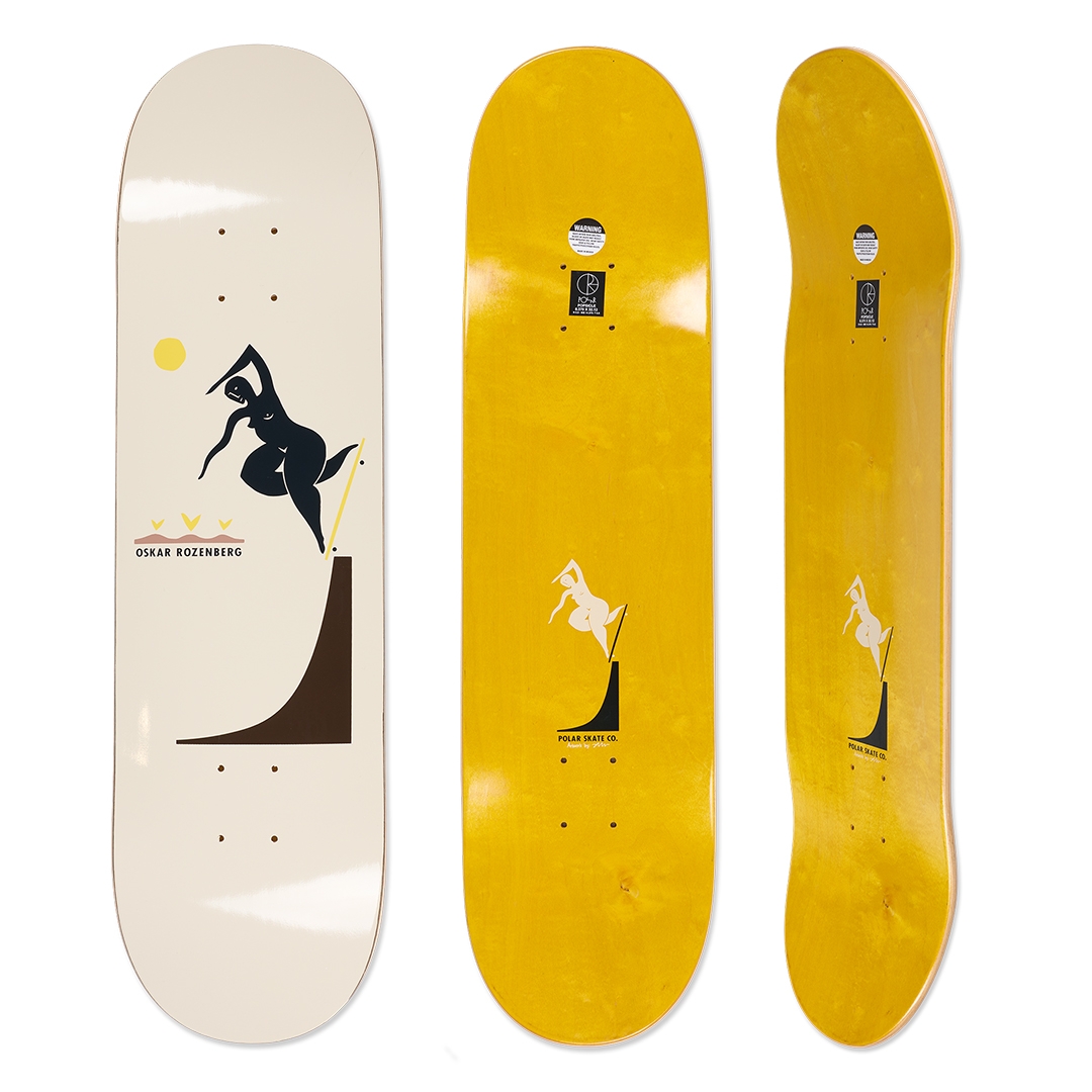 POLAR OSKAR ROSENBERG BS NOSEBLUNT DECK 8.375 x 32.12 POLAR OSKAR ROSENBERG BS NOSEBLUNT DECK 8.375 x 32.12