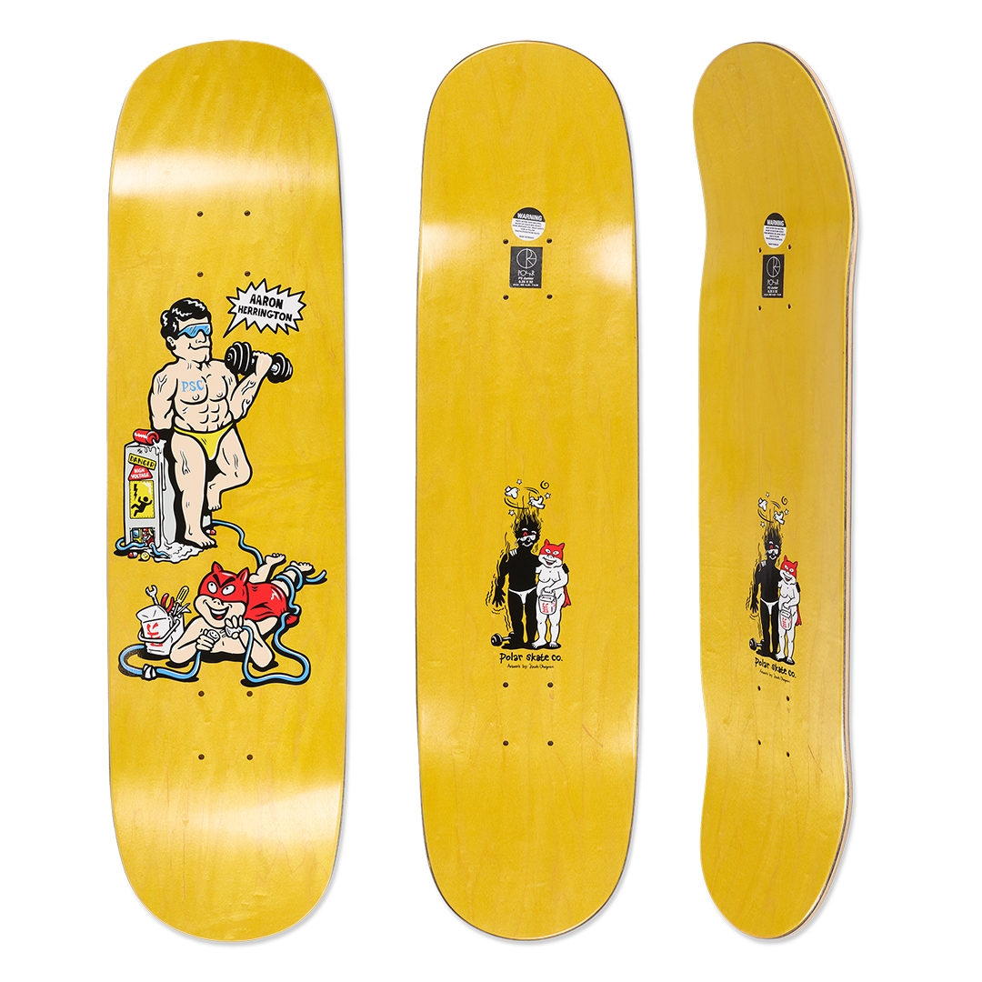 POLAR AARON HERRINGTON PUMPING IRON P2JR DECK 8.25 x 32 POLAR AARON HERRINGTON PUMPING IRON P2JR DECK 8.25 x 32
