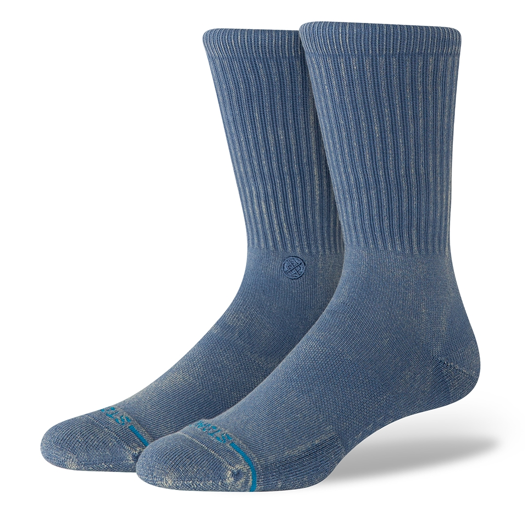 STANCE ICON DYED CREW SOCK Seablue STANCE ICON DYED CREW SOCK Seablue