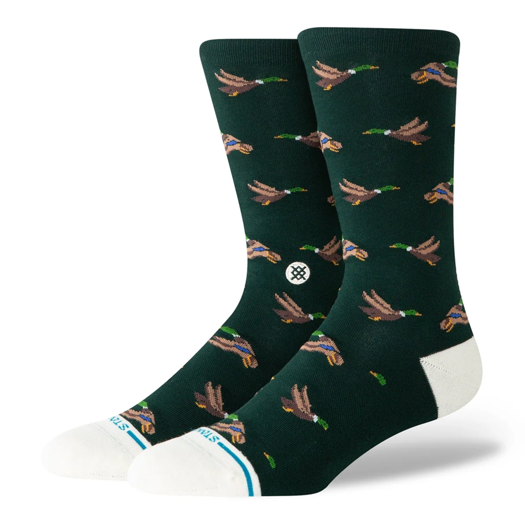 STANCE HUNTIN CREW SOCK Pine STANCE HUNTIN CREW SOCK Pine