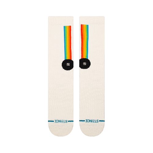 STANCE APERTURE CREW SOCK White STANCE APERTURE CREW SOCK White